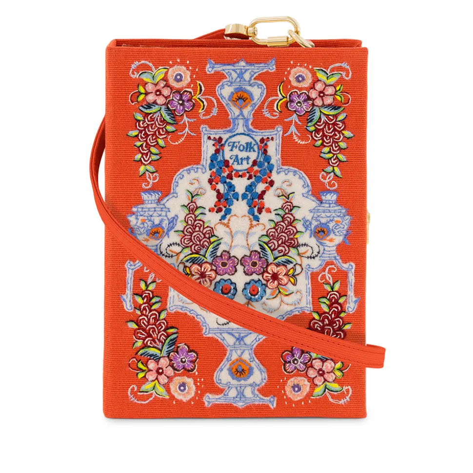 Strapped|Book Clutch<Olympia Le-Tan Folk Art (Strapped)