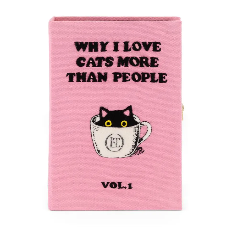 Non-Strapped|Book Clutch<Olympia Le-Tan For the Love of Cats