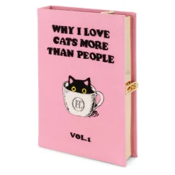 Strapped|Book Clutch<Olympia Le-Tan For the Love of Cats (Strapped)
