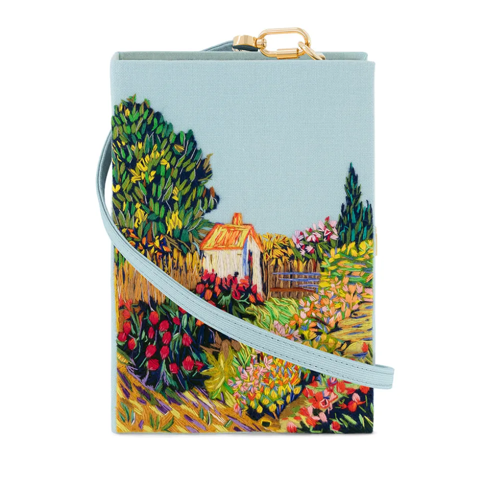 Strapped|Book Clutch<Olympia Le-Tan Garden Behind a House (Strapped)