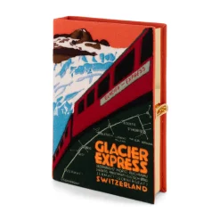 Non-Strapped|Book Clutch<Olympia Le-Tan Glacier Express St Moritz
