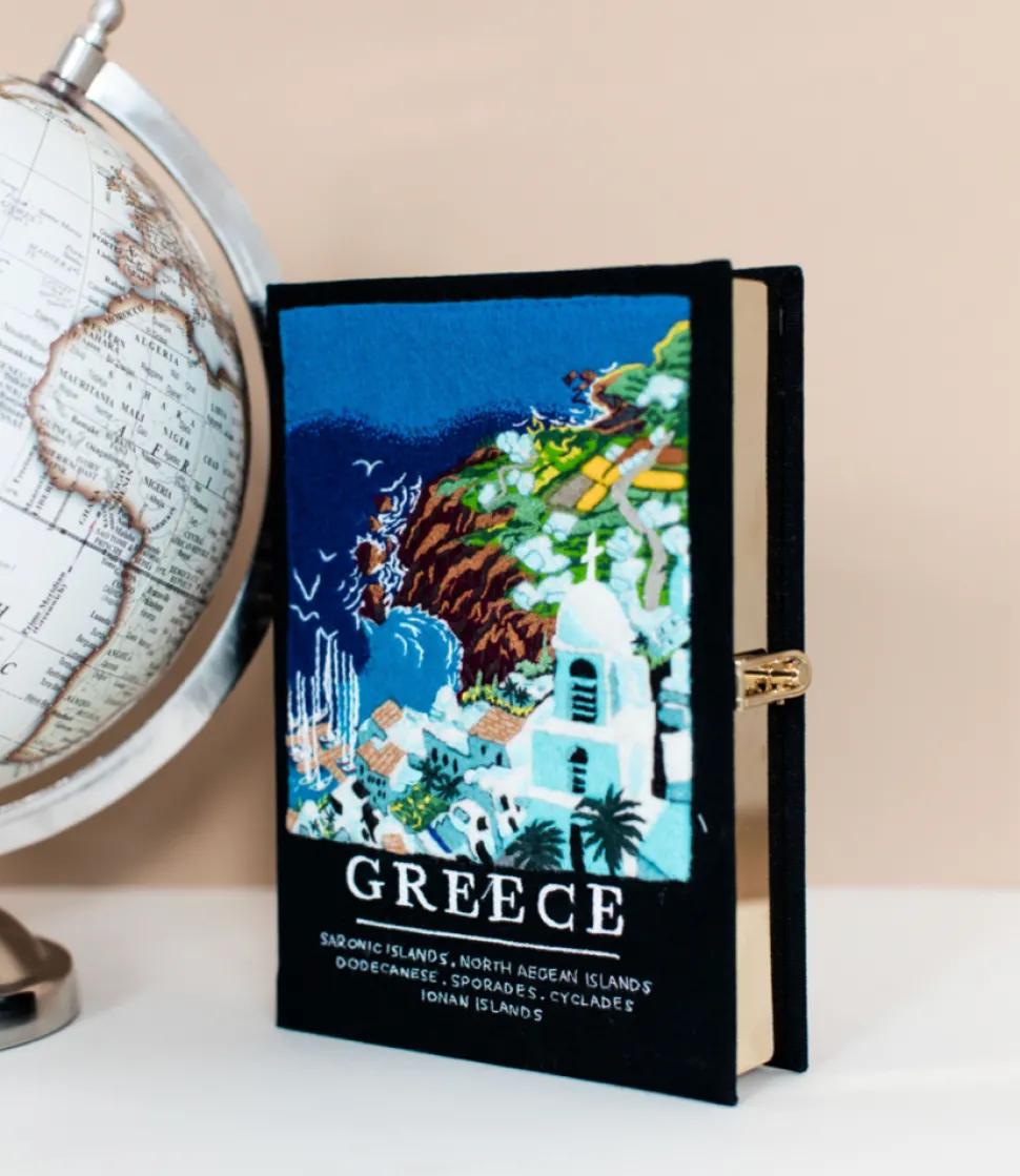 Non-Strapped|Book Clutch<Olympia Le-Tan Greece