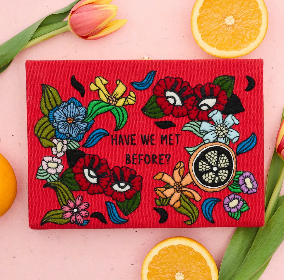 Strapped|Book Clutch<Olympia Le-Tan Have We Met Before? (Strapped)