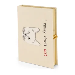 Non-Strapped|Book Clutch<Olympia Le-Tan I really Don't Cat