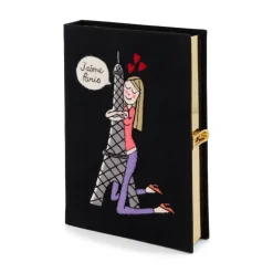 Non-Strapped|Book Clutch<Olympia Le-Tan J’aime Paris