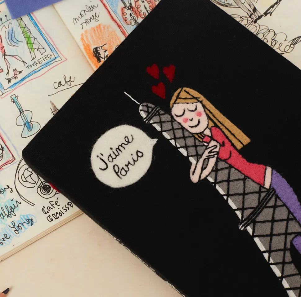 Non-Strapped|Book Clutch<Olympia Le-Tan J’aime Paris
