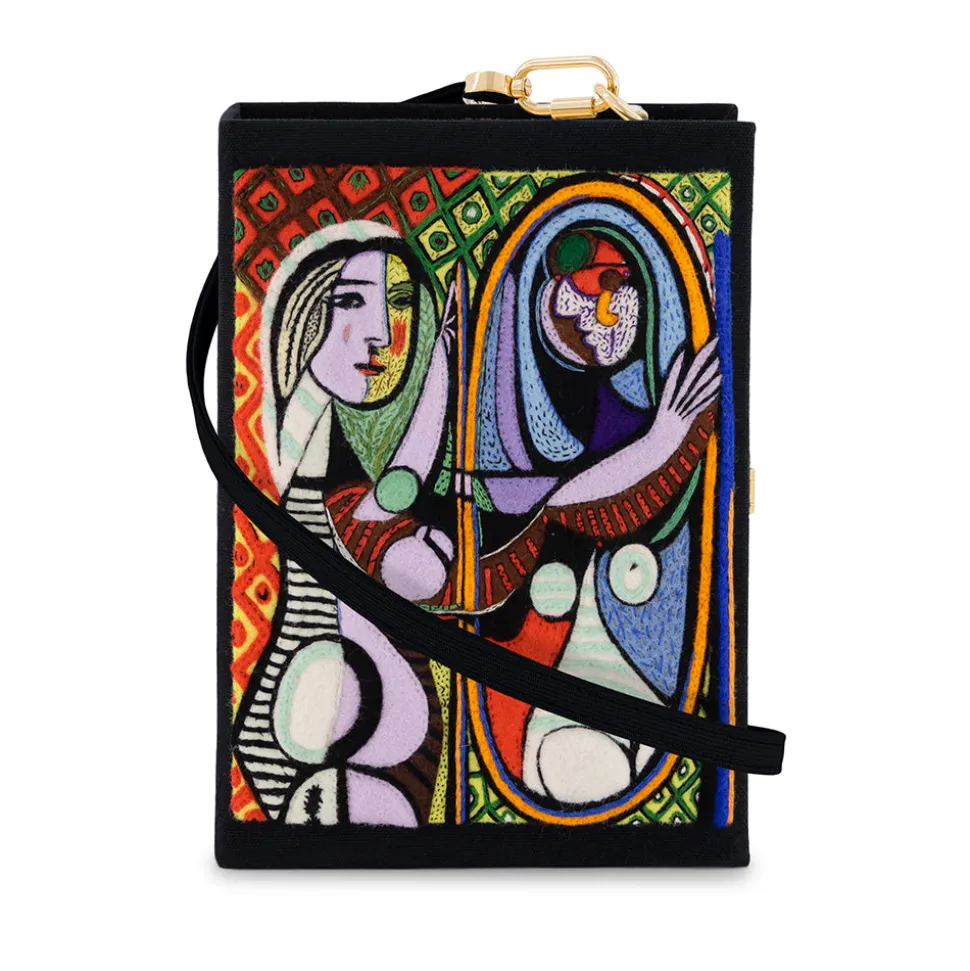 Strapped|Book Clutch<Olympia Le-Tan Jeune fille devant un miroir (Strapped)