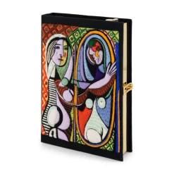 Strapped|Book Clutch<Olympia Le-Tan Jeune fille devant un miroir (Strapped)