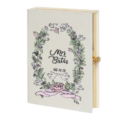 Strapped|Mini Book Clutch<Olympia Le-Tan Just Married (Mini – Strapped)