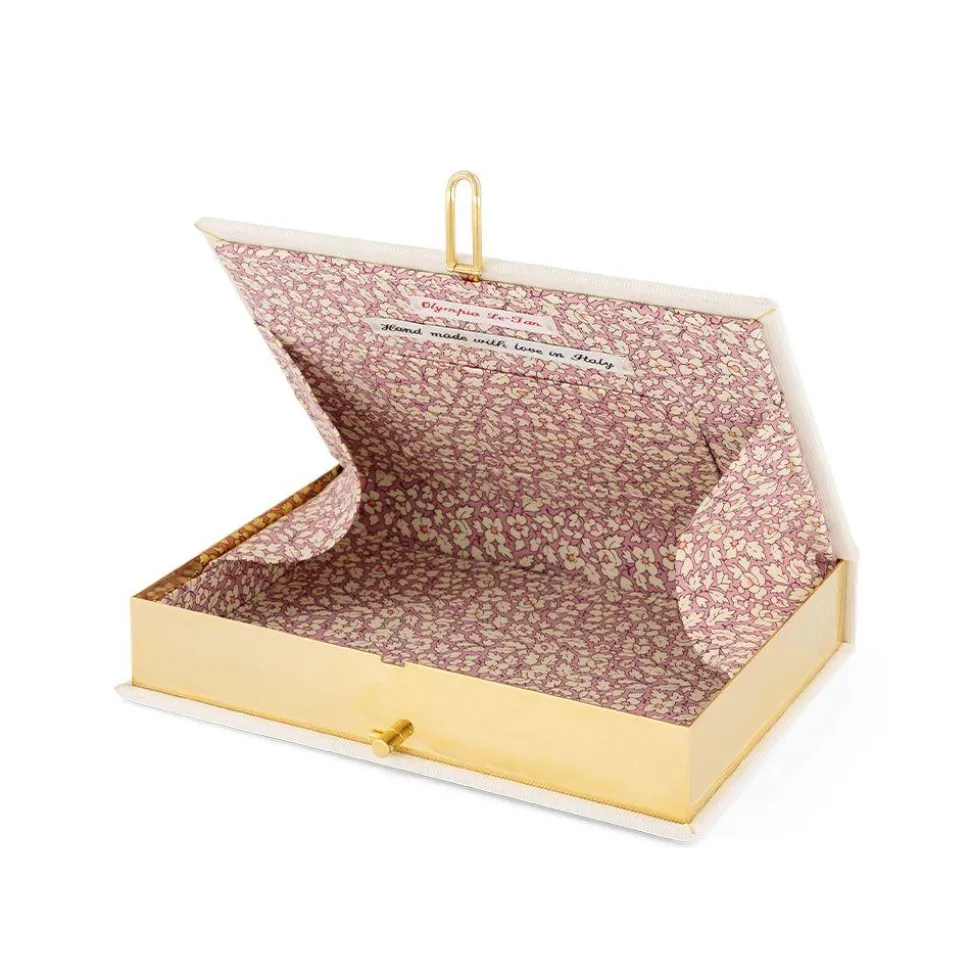 Strapped|Mini Book Clutch<Olympia Le-Tan Just Married (Mini – Strapped)