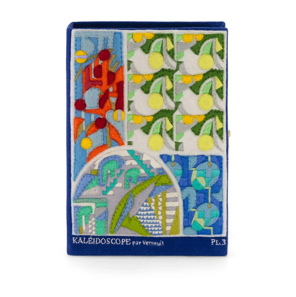 Non-Strapped|Book Clutch<Olympia Le-Tan Kaleidoscope Blue
