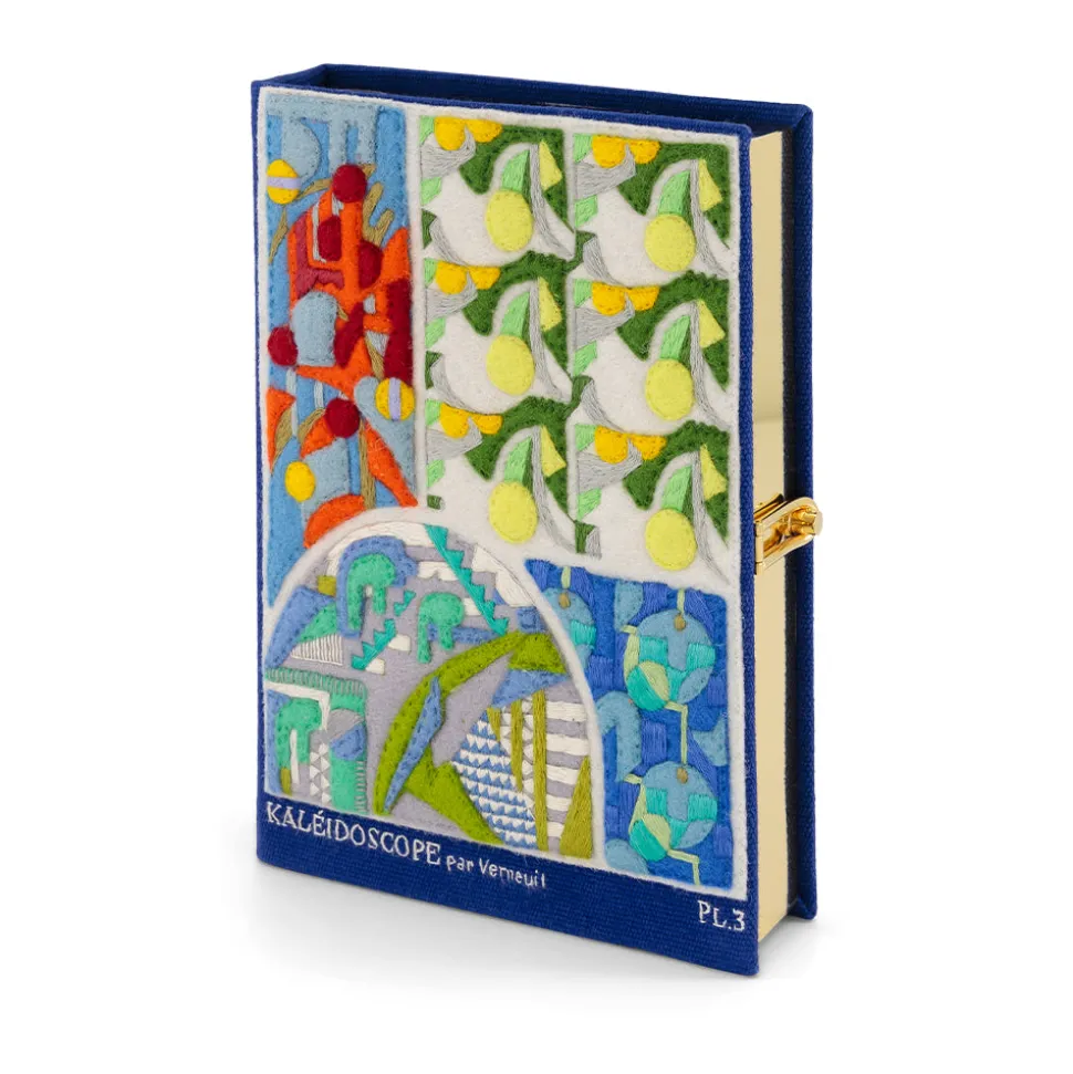 Non-Strapped|Book Clutch<Olympia Le-Tan Kaleidoscope Blue