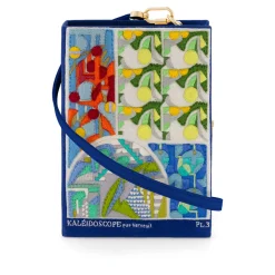 Strapped|Book Clutch<Olympia Le-Tan Kaleidoscope Blue (Strapped)