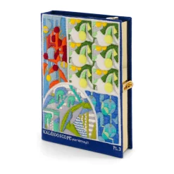Strapped|Book Clutch<Olympia Le-Tan Kaleidoscope Blue (Strapped)
