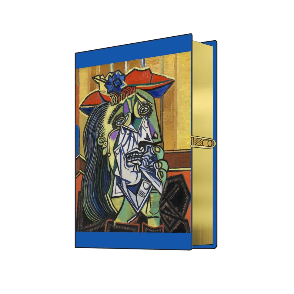 Non-Strapped|Book Clutch<Olympia Le-Tan La femme qui pleure