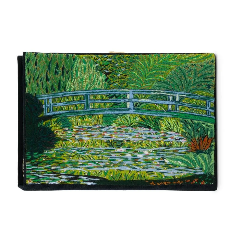 Non-Strapped|Book Clutch<Olympia Le-Tan Le Bassin aux nymphéas