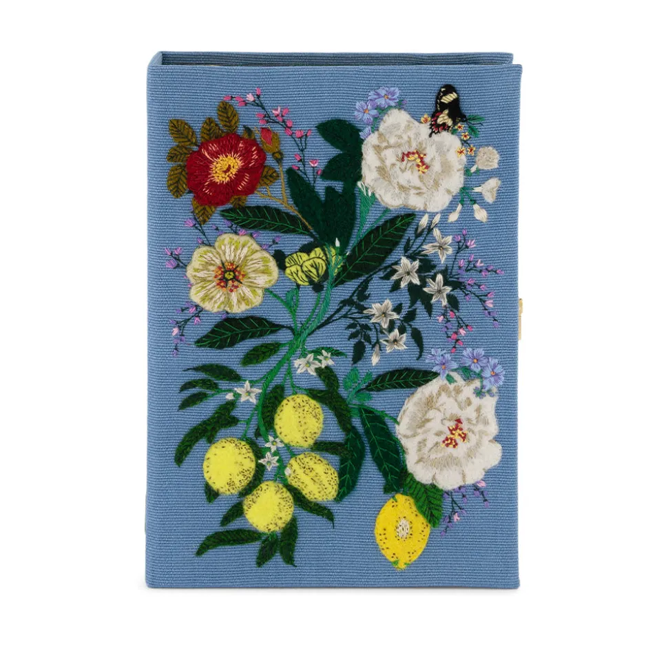Non-Strapped|Book Clutch<Olympia Le-Tan Lemon Bloom