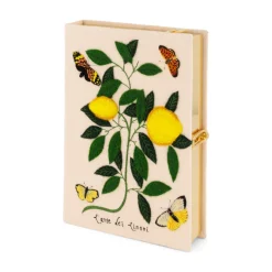 Strapped|Book Clutch<Olympia Le-Tan Lemons and Butterflies (Strapped)