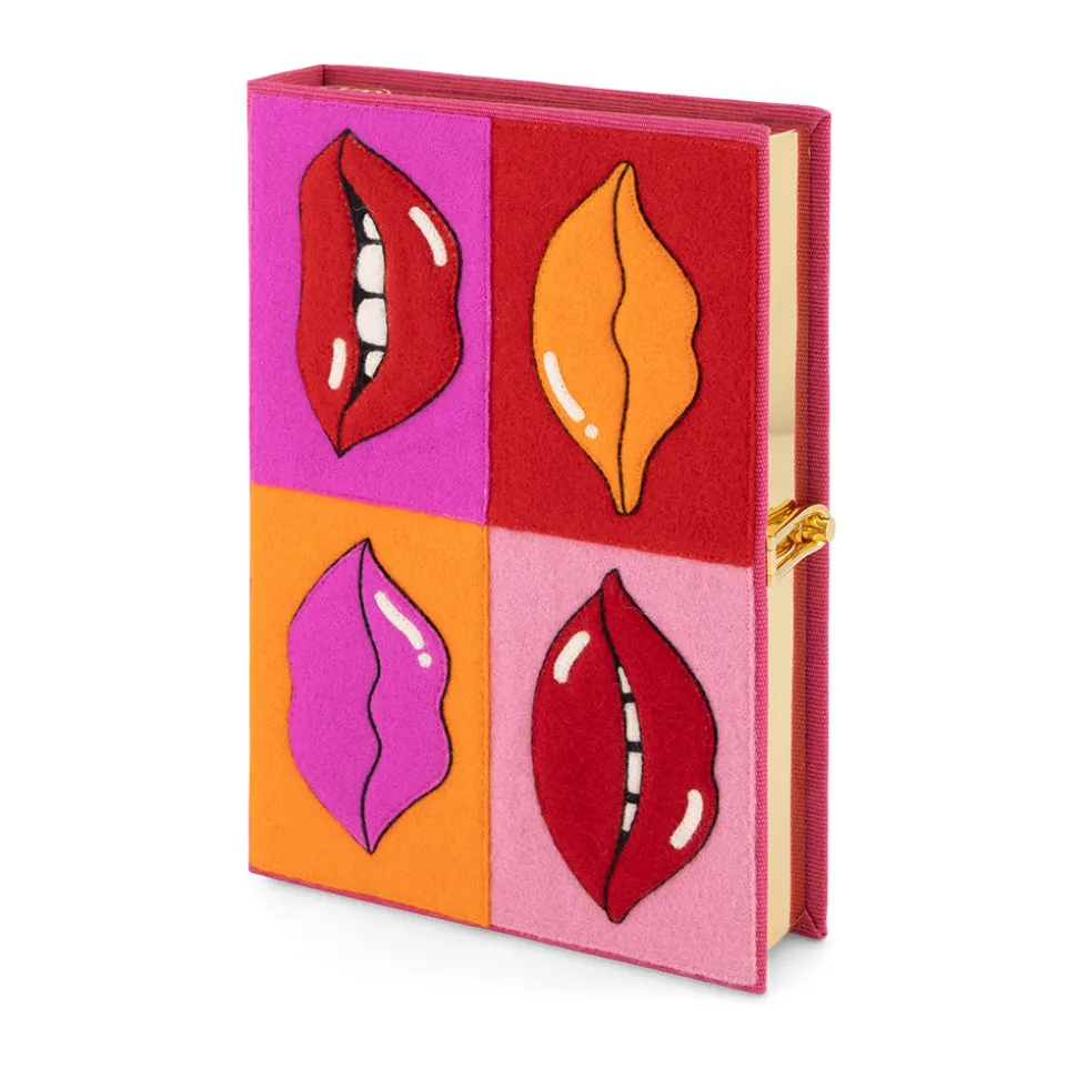 Non-Strapped|Book Clutch<Olympia Le-Tan Lips