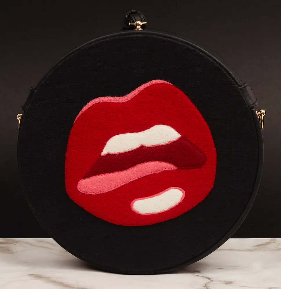 Non-Strapped|Caviar<Olympia Le-Tan Lips (Caviar Oversize)