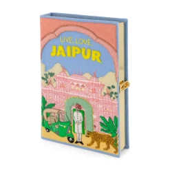 Non-Strapped|Book Clutch<Olympia Le-Tan Live, Love, Jaipur