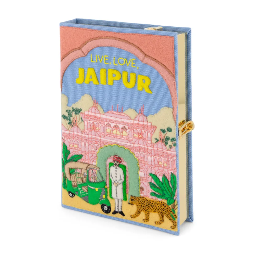 Strapped|Book Clutch<Olympia Le-Tan Live, Love, Jaipur (Strapped)