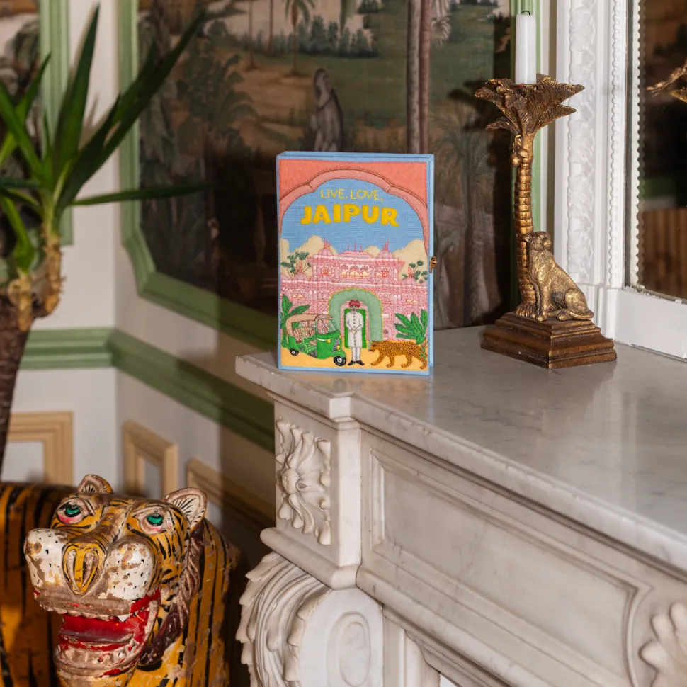 Strapped|Book Clutch<Olympia Le-Tan Live, Love, Jaipur (Strapped)