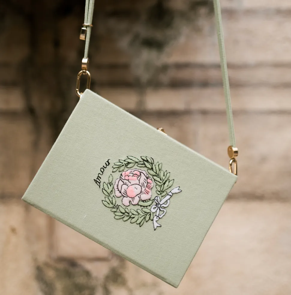 Strapped|Book Clutch<Olympia Le-Tan Love (Carlota Santos – Strapped)