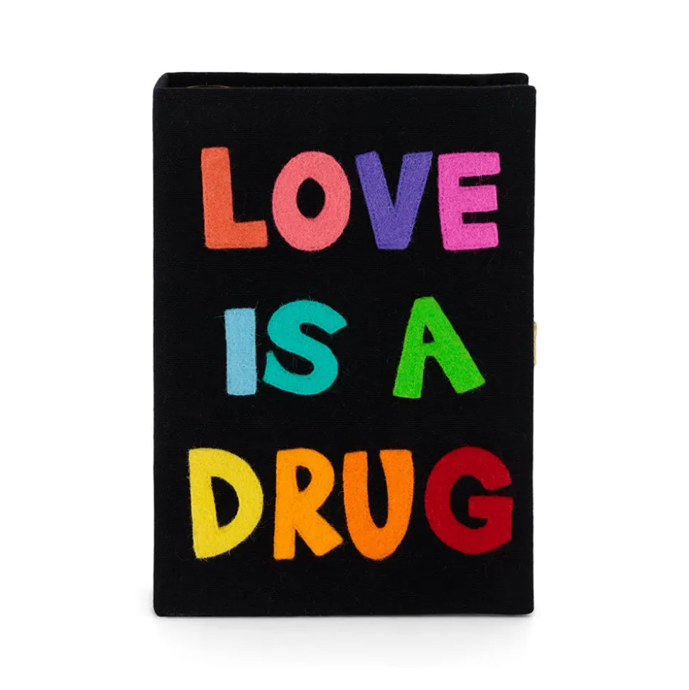 Non-Strapped|Book Clutch<Olympia Le-Tan Love is a Drug