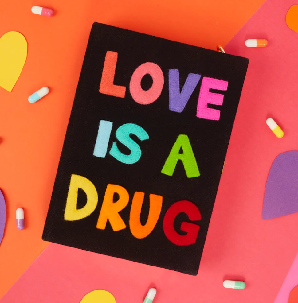 Strapped|Book Clutch<Olympia Le-Tan Love is a Drug (Strapped)