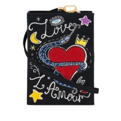 Strapped|Book Clutch<Olympia Le-Tan Love – L'Amour (Strapped)