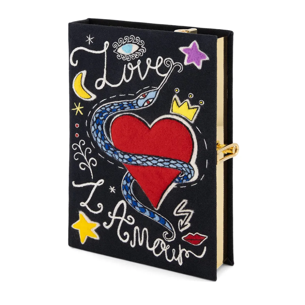 Strapped|Book Clutch<Olympia Le-Tan Love – L'Amour (Strapped)