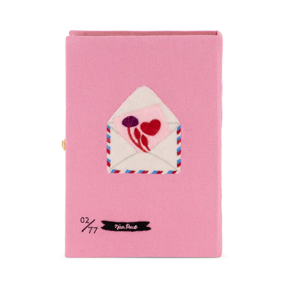Non-Strapped|Book Clutch<Olympia Le-Tan Love Letters (Nina Pace)