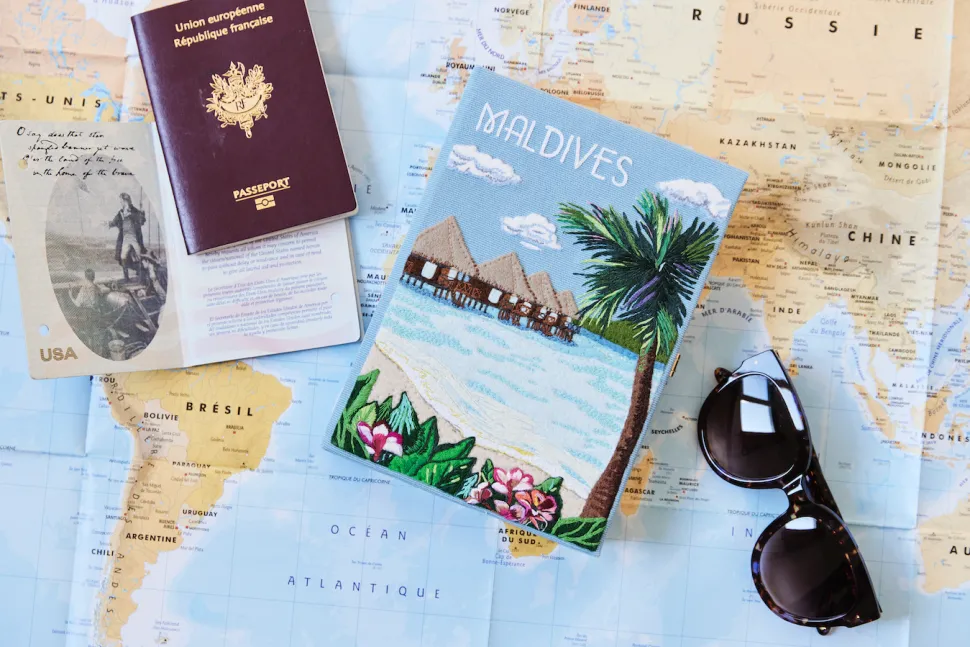 Non-Strapped|Book Clutch<Olympia Le-Tan Maldives