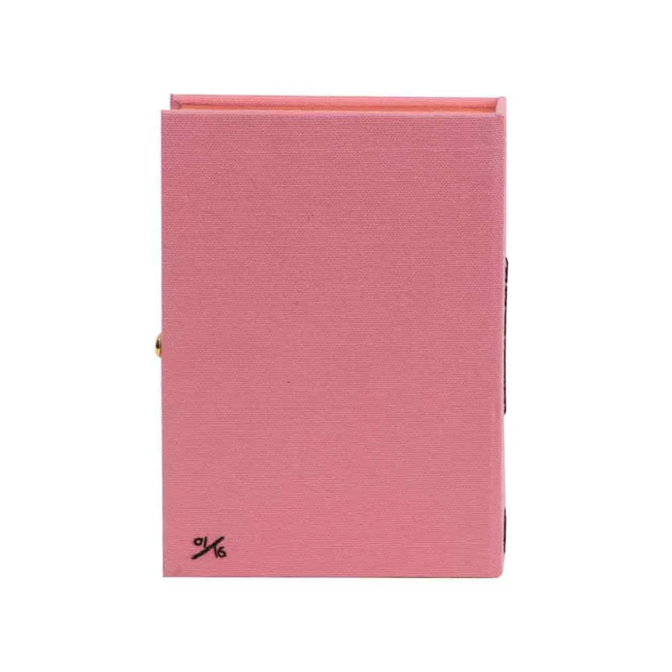 Strapped|Mini Book Clutch<Olympia Le-Tan Marihuana Problems (Pink – Mini – Strapped)