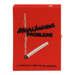 Strapped|Book Clutch<Olympia Le-Tan Marihuana Problems (Red – Strapped)