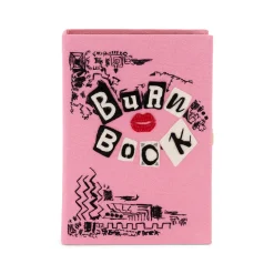 Non-Strapped|Book Clutch<Olympia Le-Tan Mean Girls – Burn Book