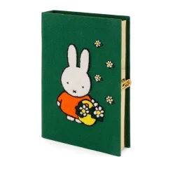 Non-Strapped|Book Clutch<Olympia Le-Tan Miffy – Flowers