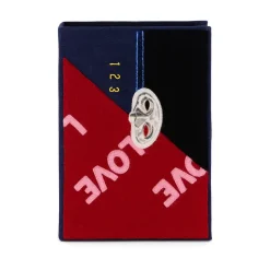 Non-Strapped|Book Clutch<Olympia Le-Tan MN Love Love Love