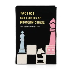 Non-Strapped|Book Clutch<Olympia Le-Tan Modern Chess