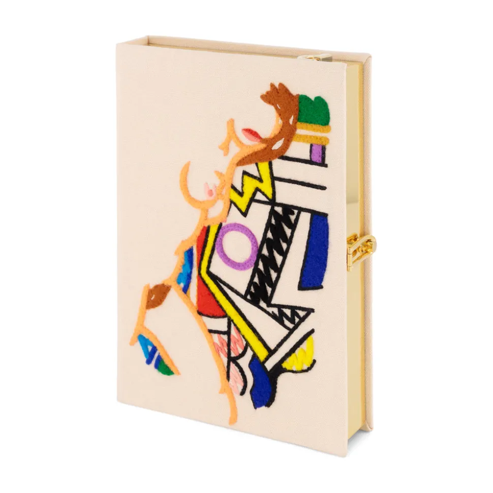 Strapped|Book Clutch<Olympia Le-Tan Monica Nude with Lichtenstein (Strapped)