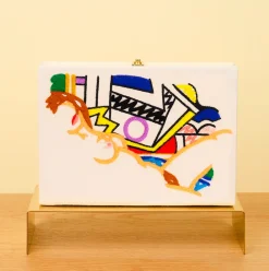 Strapped|Book Clutch<Olympia Le-Tan Monica Nude with Lichtenstein (Strapped)