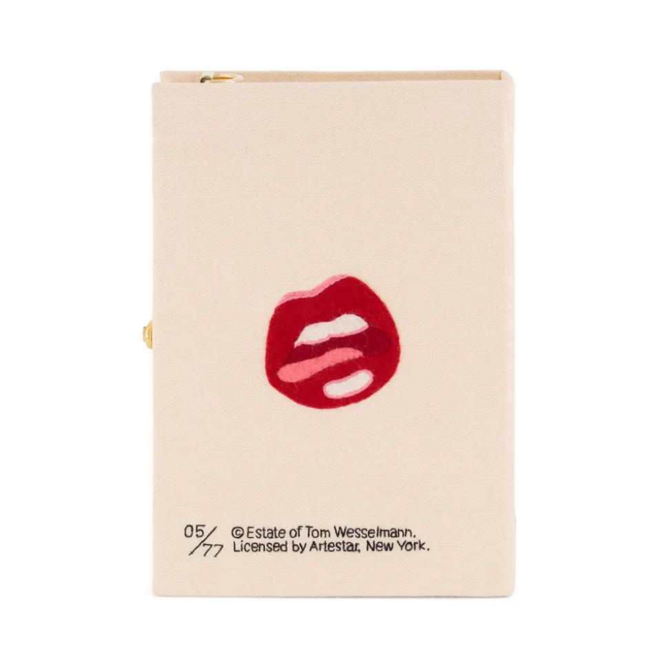 Non-Strapped|Book Clutch<Olympia Le-Tan Monica Nude with Lichtenstein