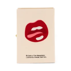 Non-Strapped|Book Clutch<Olympia Le-Tan Mouth #7