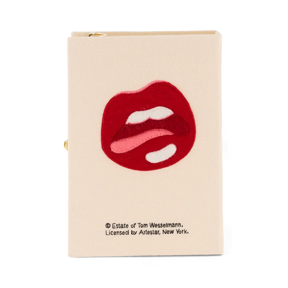 Strapped|Book Clutch<Olympia Le-Tan Mouth #7 (Strapped)