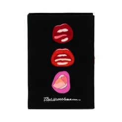 Non-Strapped|Book Clutch<Olympia Le-Tan Mouth Study
