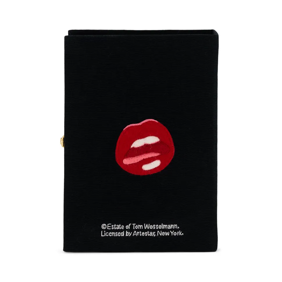 Non-Strapped|Book Clutch<Olympia Le-Tan Mouth Study