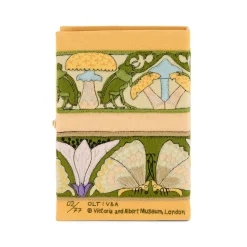 Non-Strapped|Book Clutch<Olympia Le-Tan Mushrooms and Butterflies
