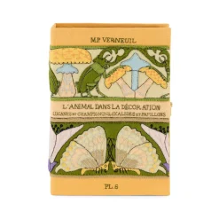 Non-Strapped|Book Clutch<Olympia Le-Tan Mushrooms and Butterflies