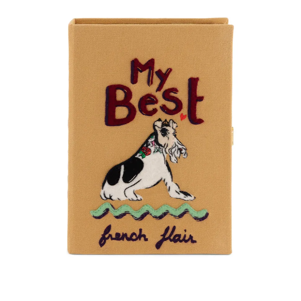 Non-Strapped|Book Clutch<Olympia Le-Tan My Best French Flair